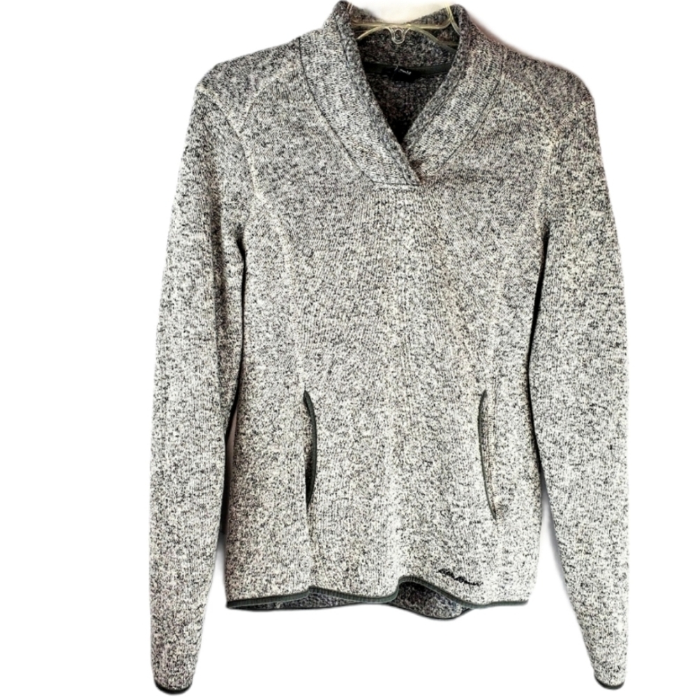 Eddie Bauer Pull Over Sweatshirt grey size Medium
